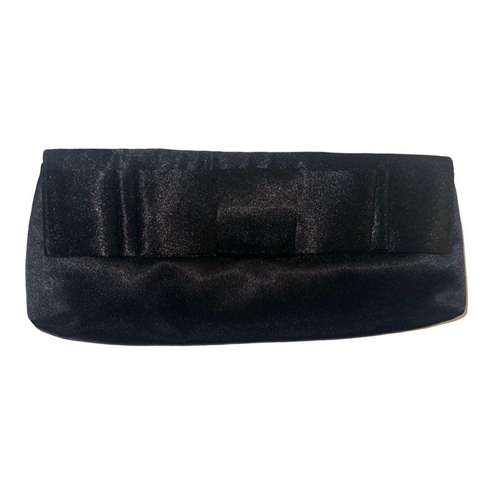 Gunne Saxx Black Satin Evening Clutch Bag Formal Party‎ Wedding Prom Purse